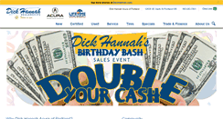 Desktop Screenshot of dickhannahacuraofportland.com